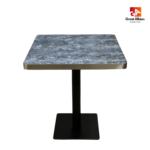 Silver Edge Marble Dining Table