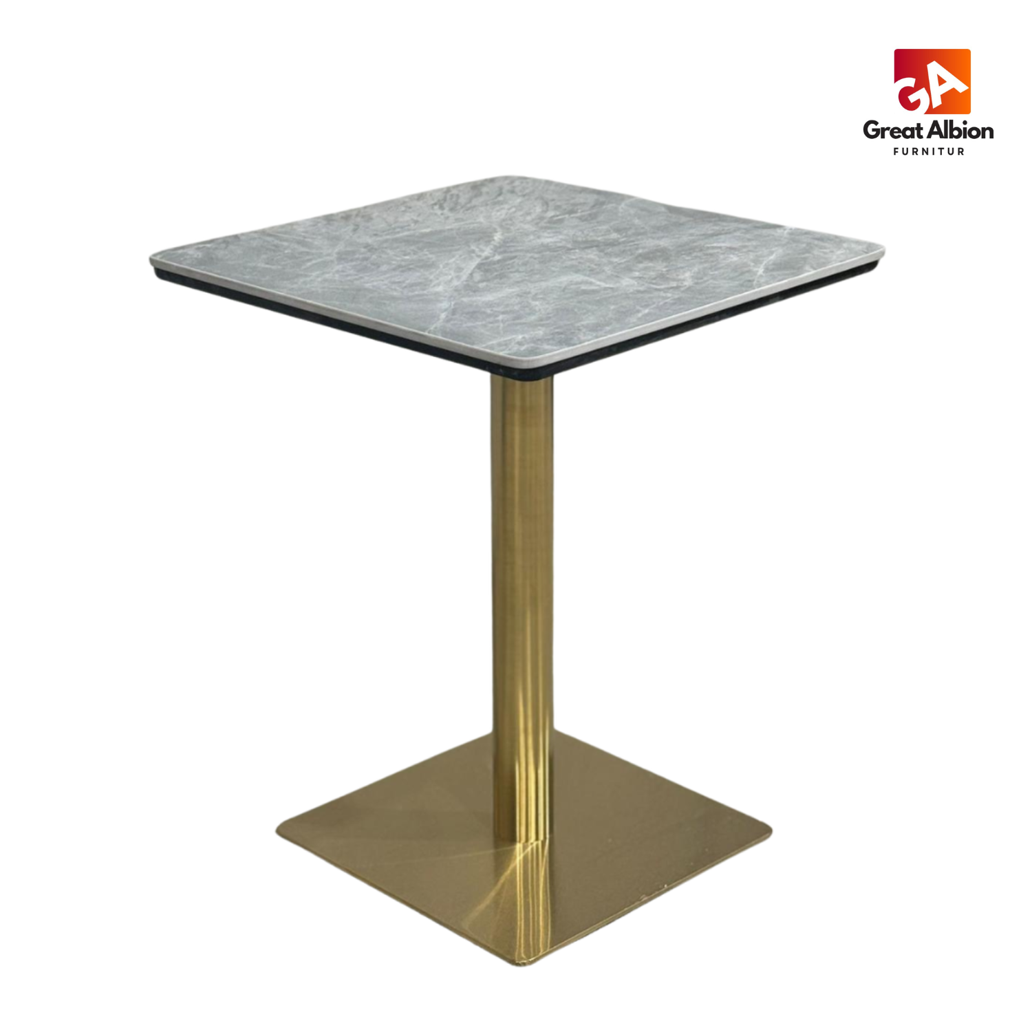007 Luxury Grey Marble Table - Image 1