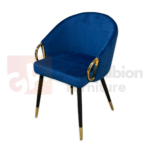 Velvet Gold Ring Accent Chair - Image 5