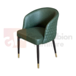 Honeycomb Leather Dining Chair - Image 2
