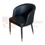 Honeycomb Leather Dining Chair
