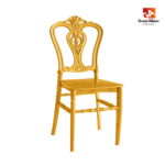 Commercial-grade Chiavari chair with ergonomic seating, weather-resistant construction, and stackable space-saving functionality.