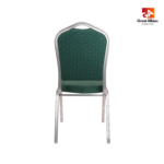 Durable banquet stacking chair with professional-grade frame, suitable for large-scale hospitality and event seating arrangements.