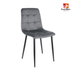Velvet Dining Chair Metal Legs - Image 9