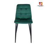 Velvet Dining Chair Metal Legs - Image 6