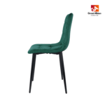 Velvet Dining Chair Metal Legs - Image 7