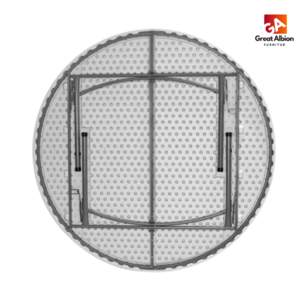 round folding table