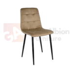 Velvet Dining Chair Metal Legs - Image 22