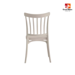 Lightweight weather-resistant café chair designed for restaurants, terraces, beer gardens, and commercial dining environments.