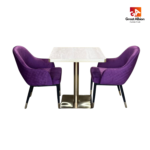 velvet purple chair