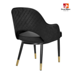 black velvet chair