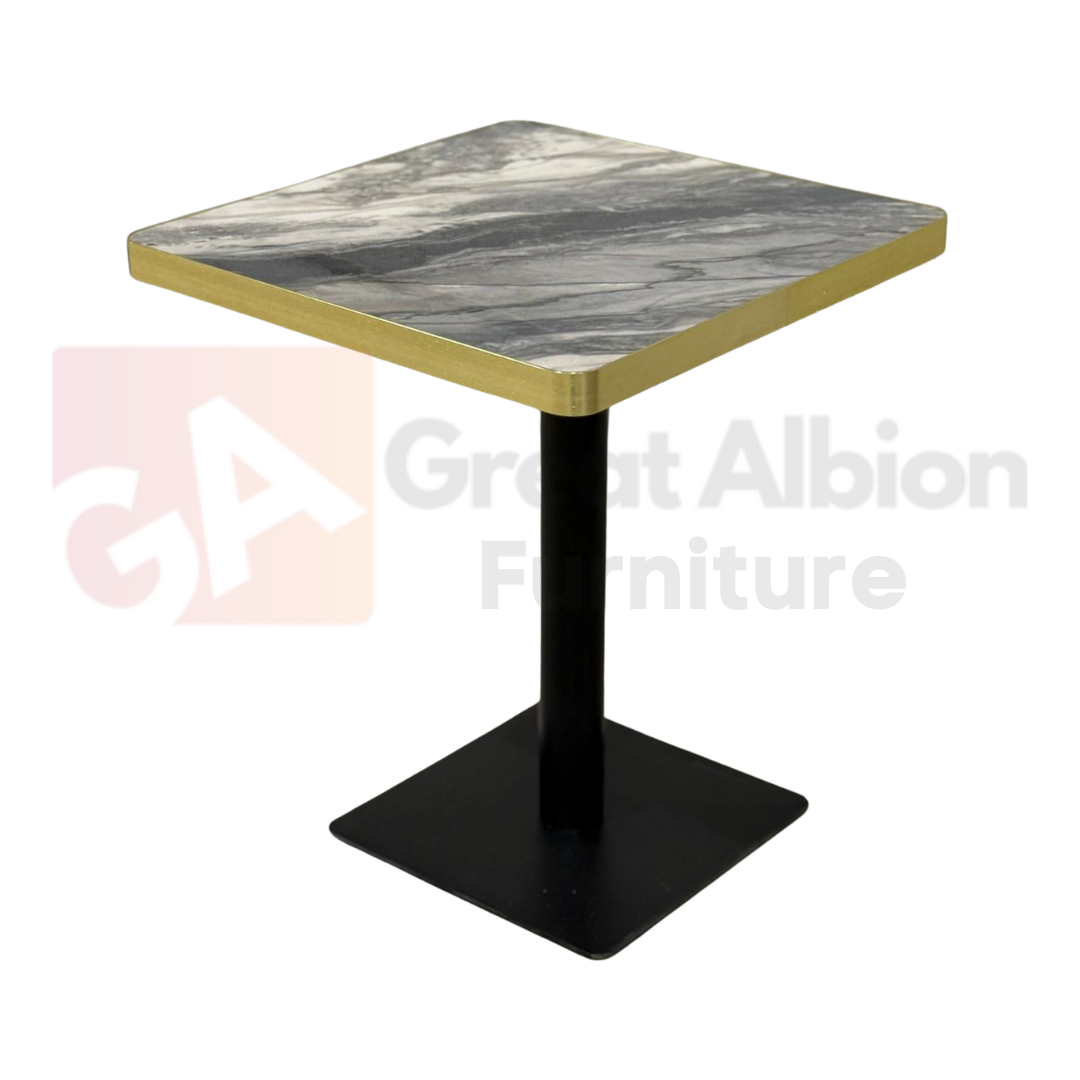 49 Grey Waves Marble Table - Image 1