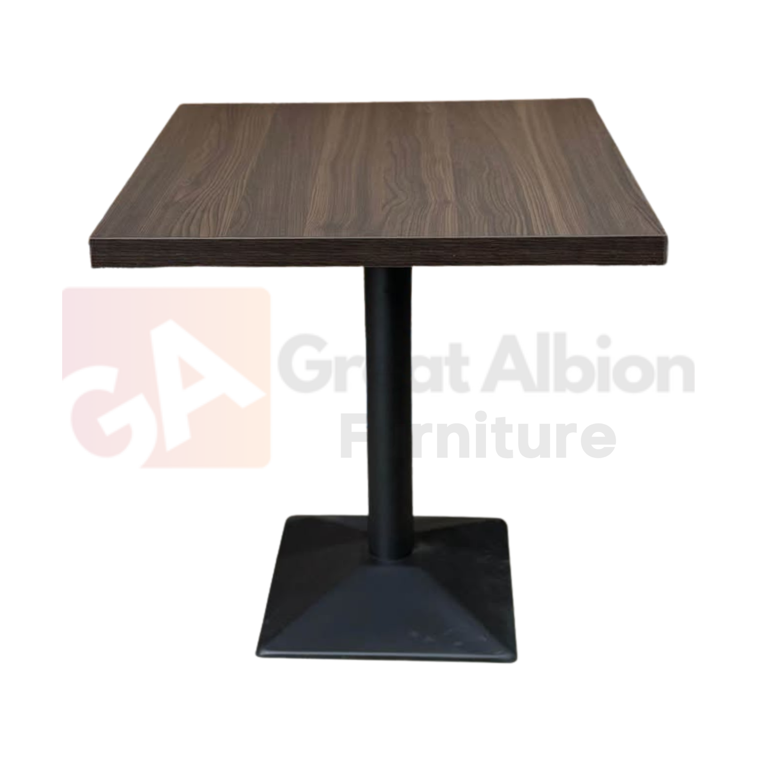 7 Premium Dark Wood MDF Square Table - Image 1