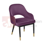 Velvet Stitched Dining Chair