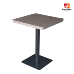 Grey Wood-Effect MDF Café Table