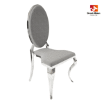 Opal Oval Back Velvet Stacking Chair - Image 9