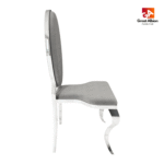 Opal Oval Back Velvet Stacking Chair - Image 8