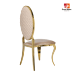 Opal Oval Back Velvet Stacking Chair - Image 12