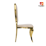 Opal Oval Back Velvet Stacking Chair - Image 11