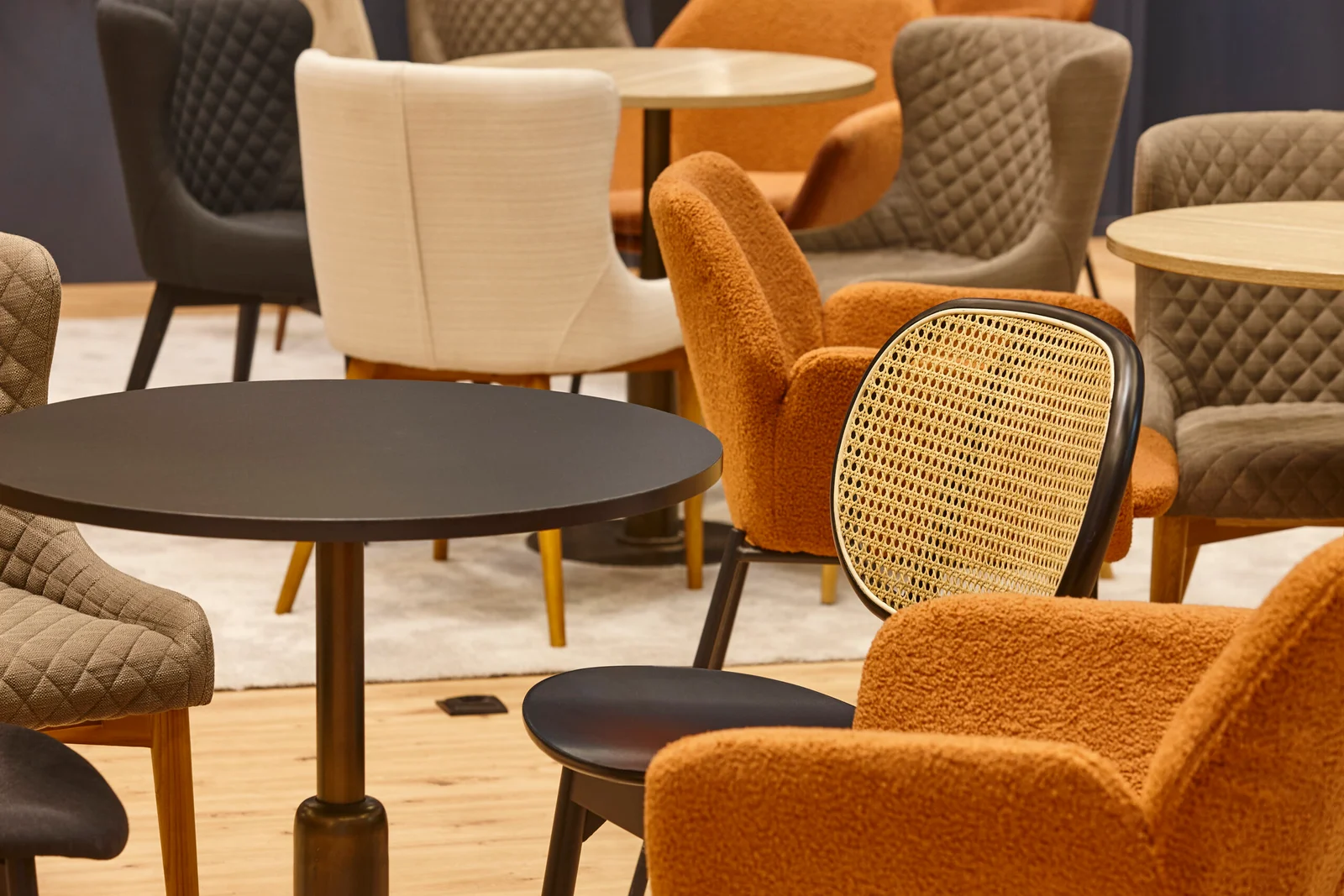 commercial table and chairs